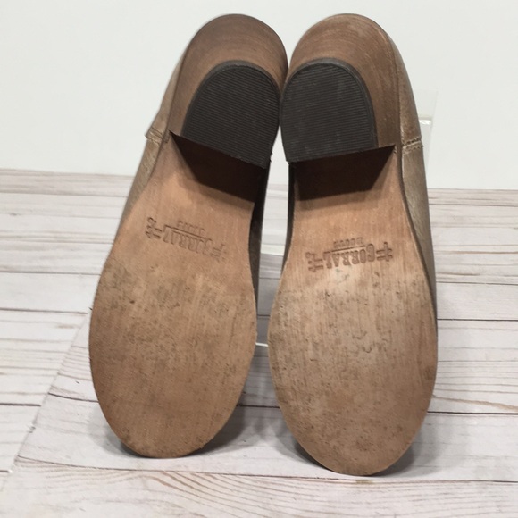 CORRAL ankle boot P5020 with out strap 2 inch heel sz 8 tan brown - Picture 6 of 10